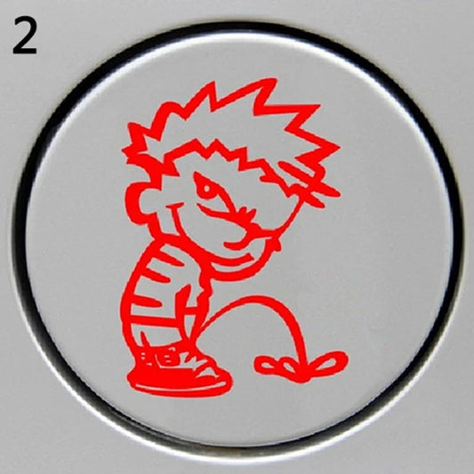 Naughty Boy Pees Sticker