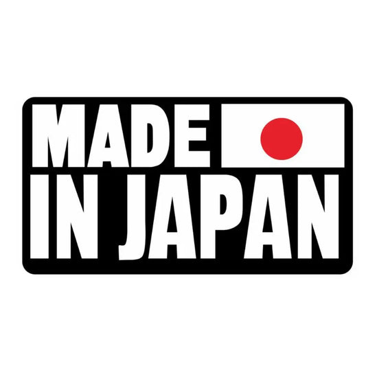Made In Japan Text Reflective Sticker