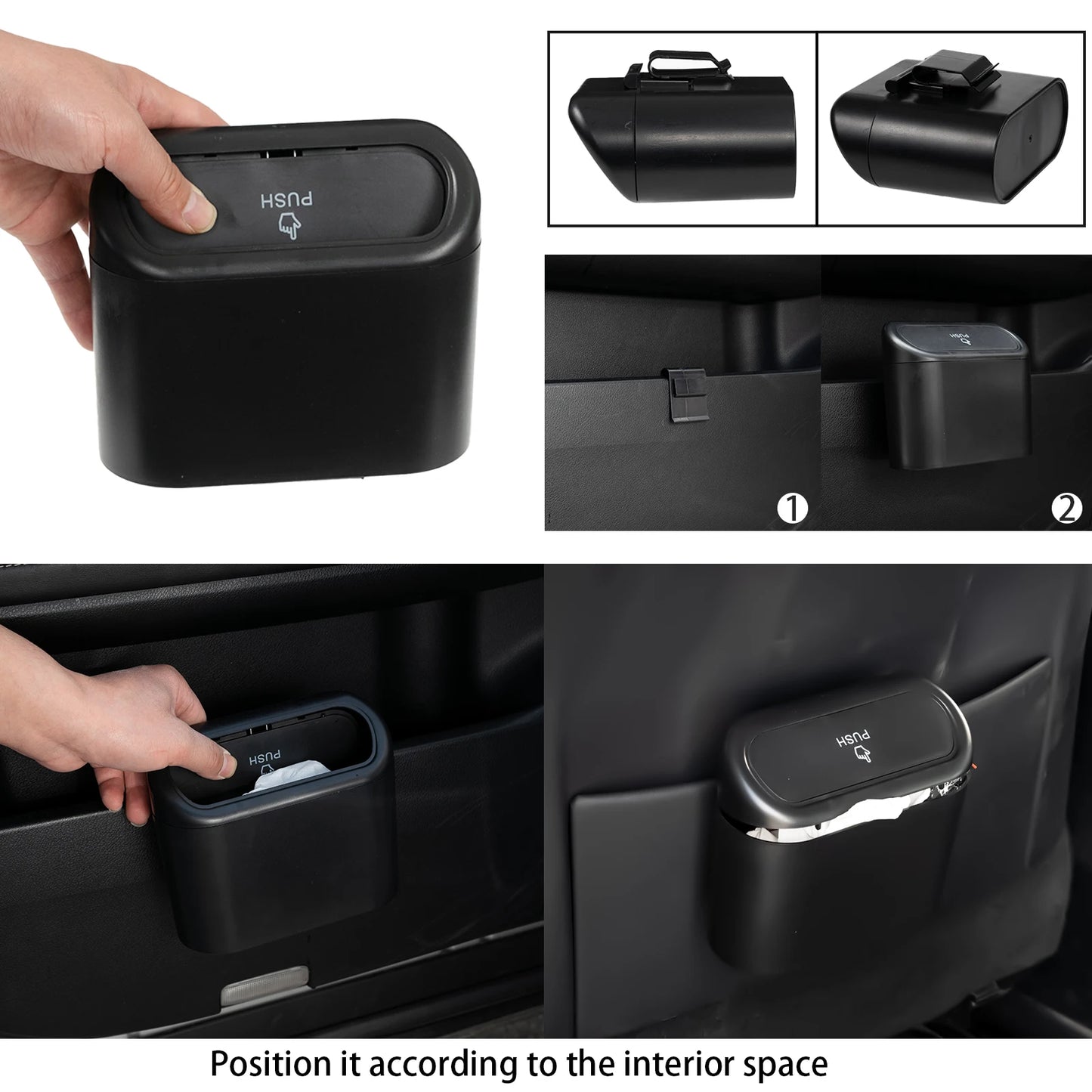 Mini Car Trash Can